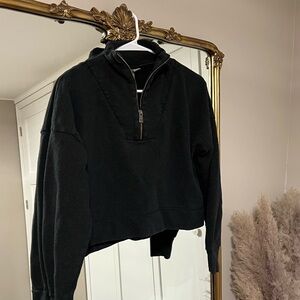 black Sweaty Betty sweatshirt